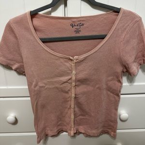 brandy melville button up top